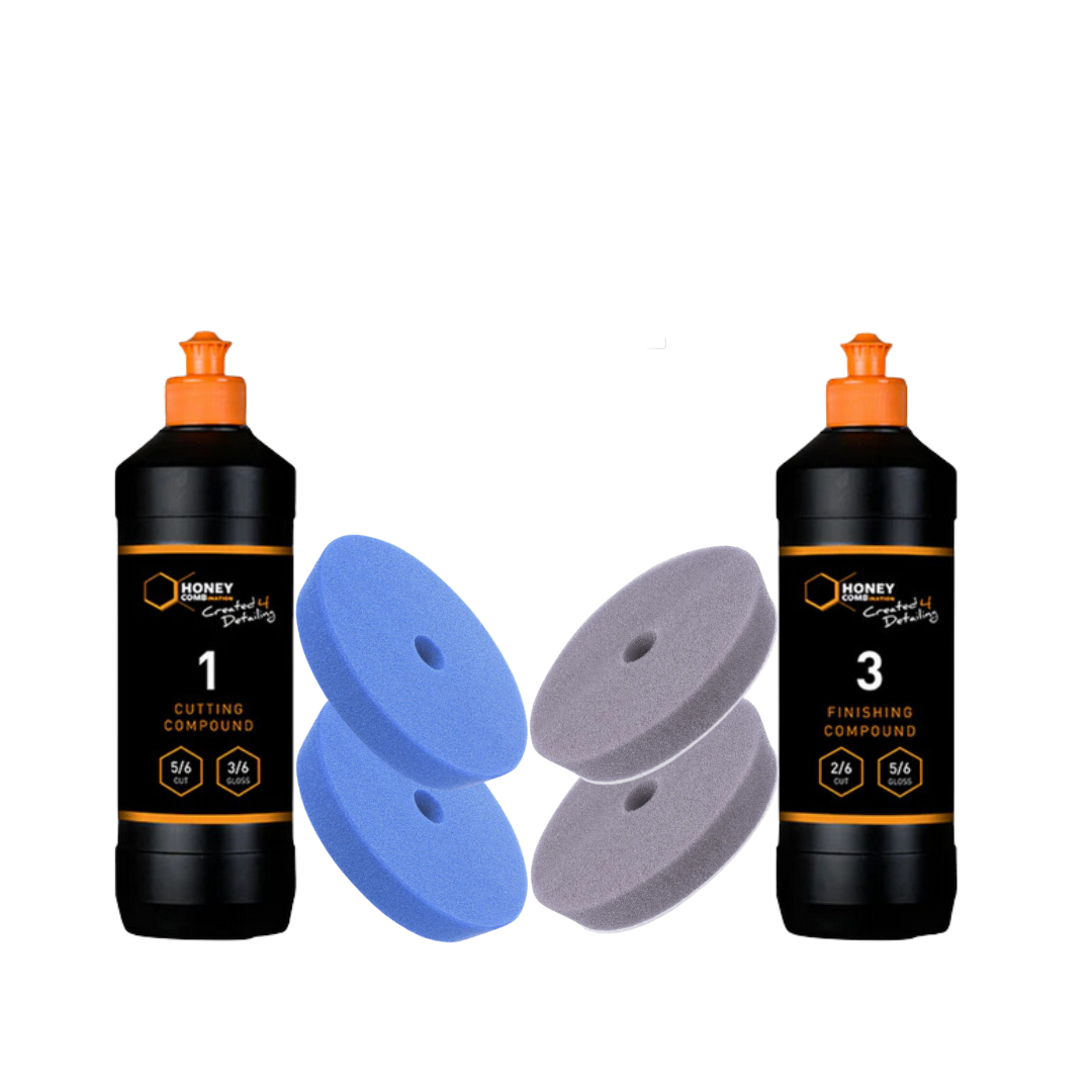 Grov & Fin Polerings Pakke - 2 Trins Polerings Pakke Til Polermaskiner