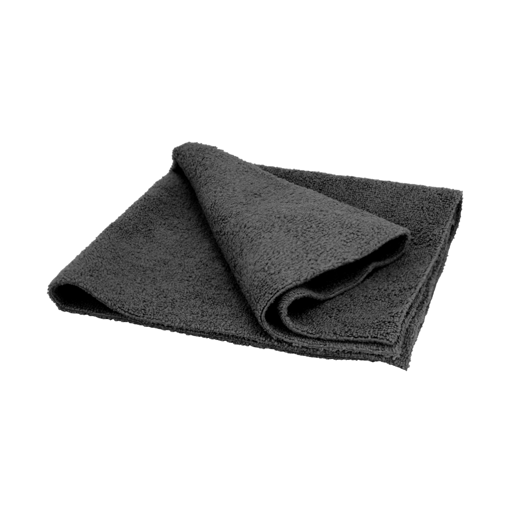 ZviZZer Microfiber klud sort - 40x40 / 300 GSM