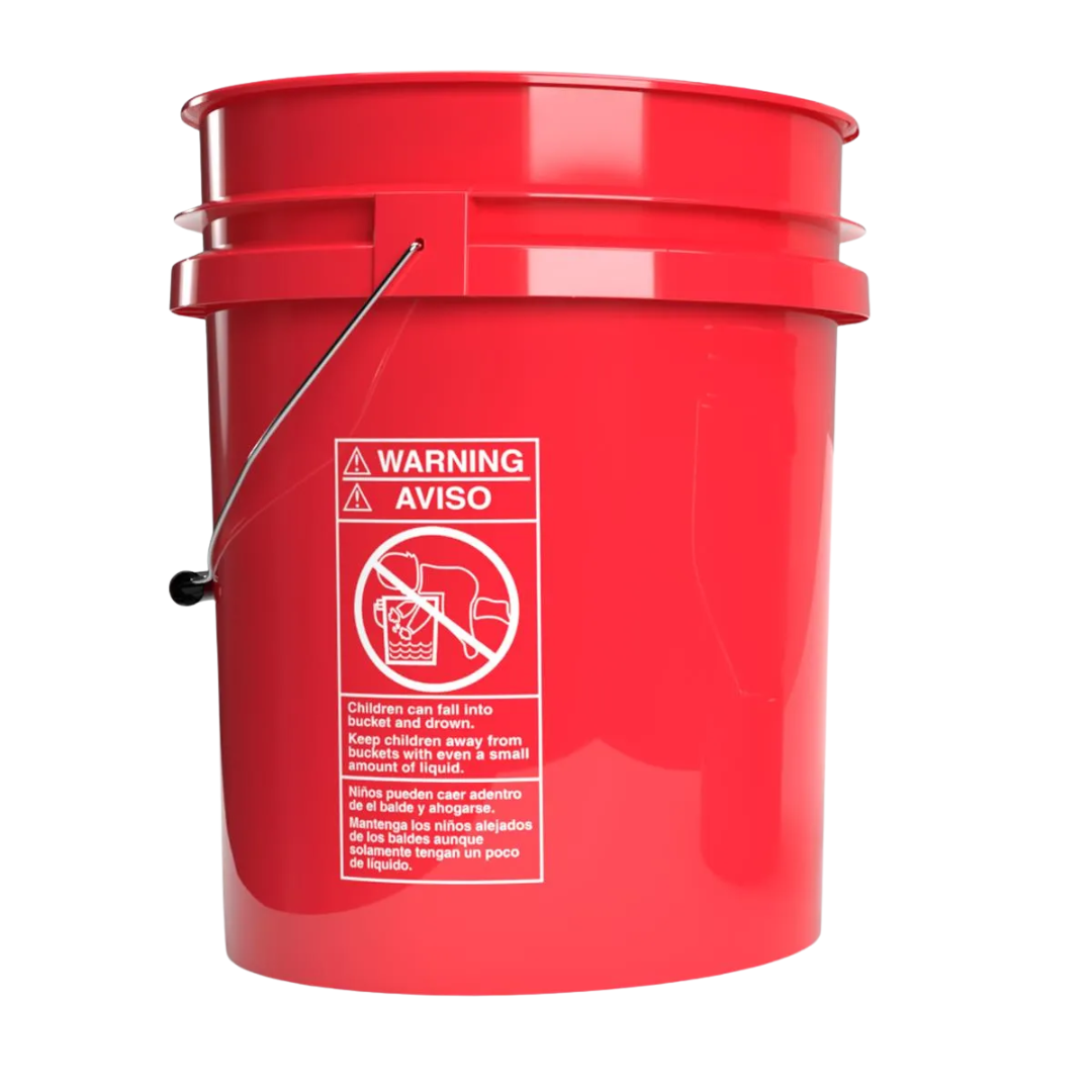 Magic Bucket rød - Vaskespand inkl. Grit Guard