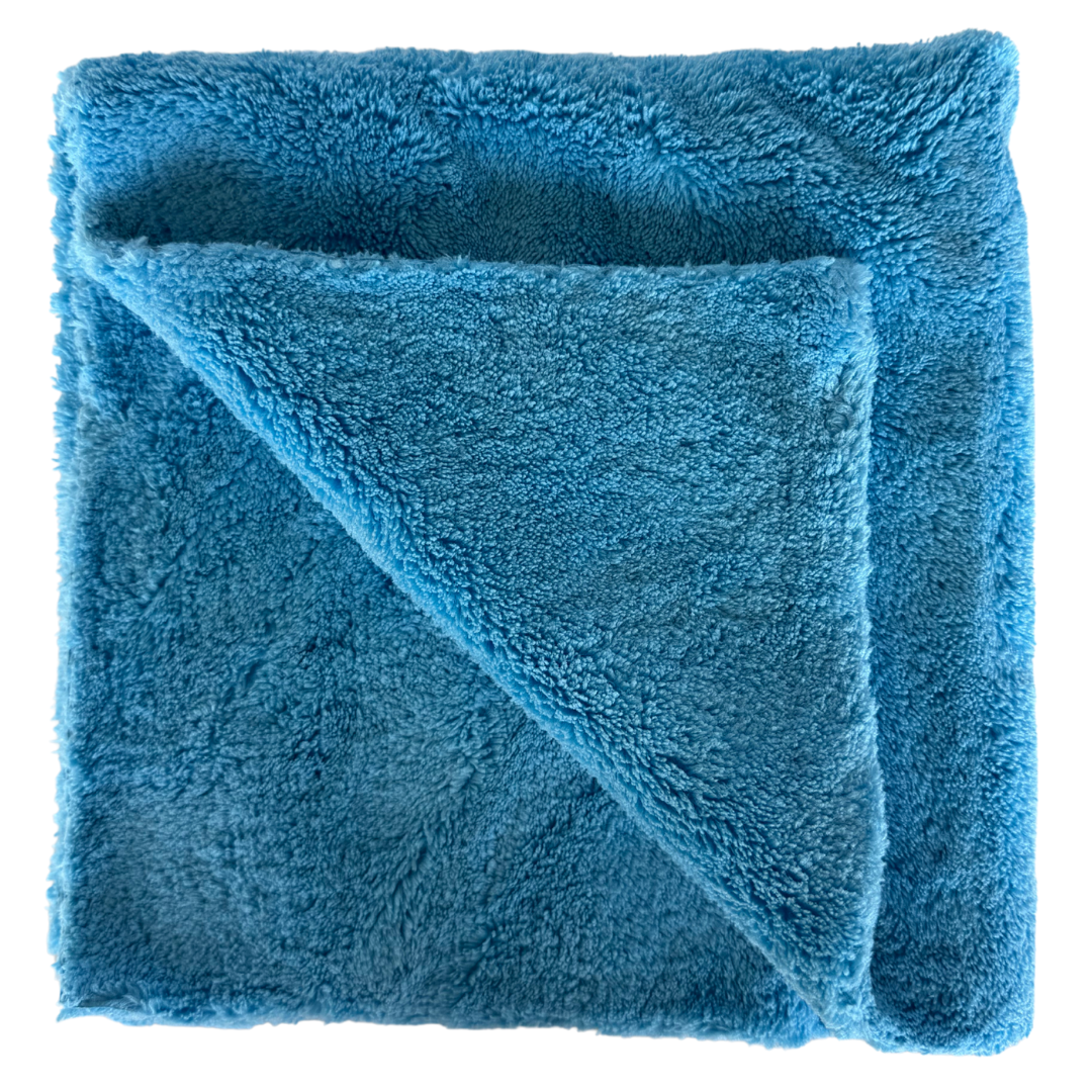 Super Blød Microfiberklud - AG Blue Laser Edge 500 GSM