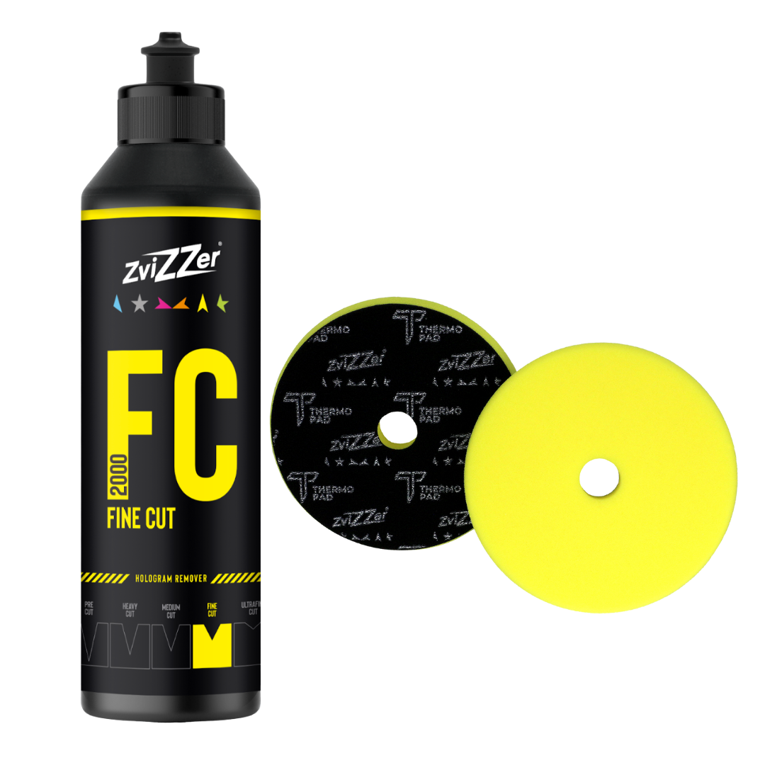 ZviZZer Thermo Trapez gul - Fin polerskive
