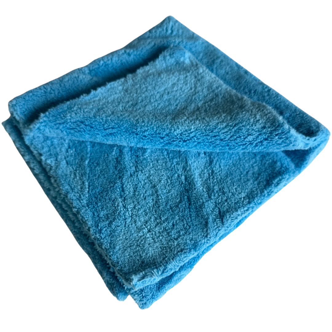 Super Blød Microfiberklud - AG Blue Laser Edge 500 GSM