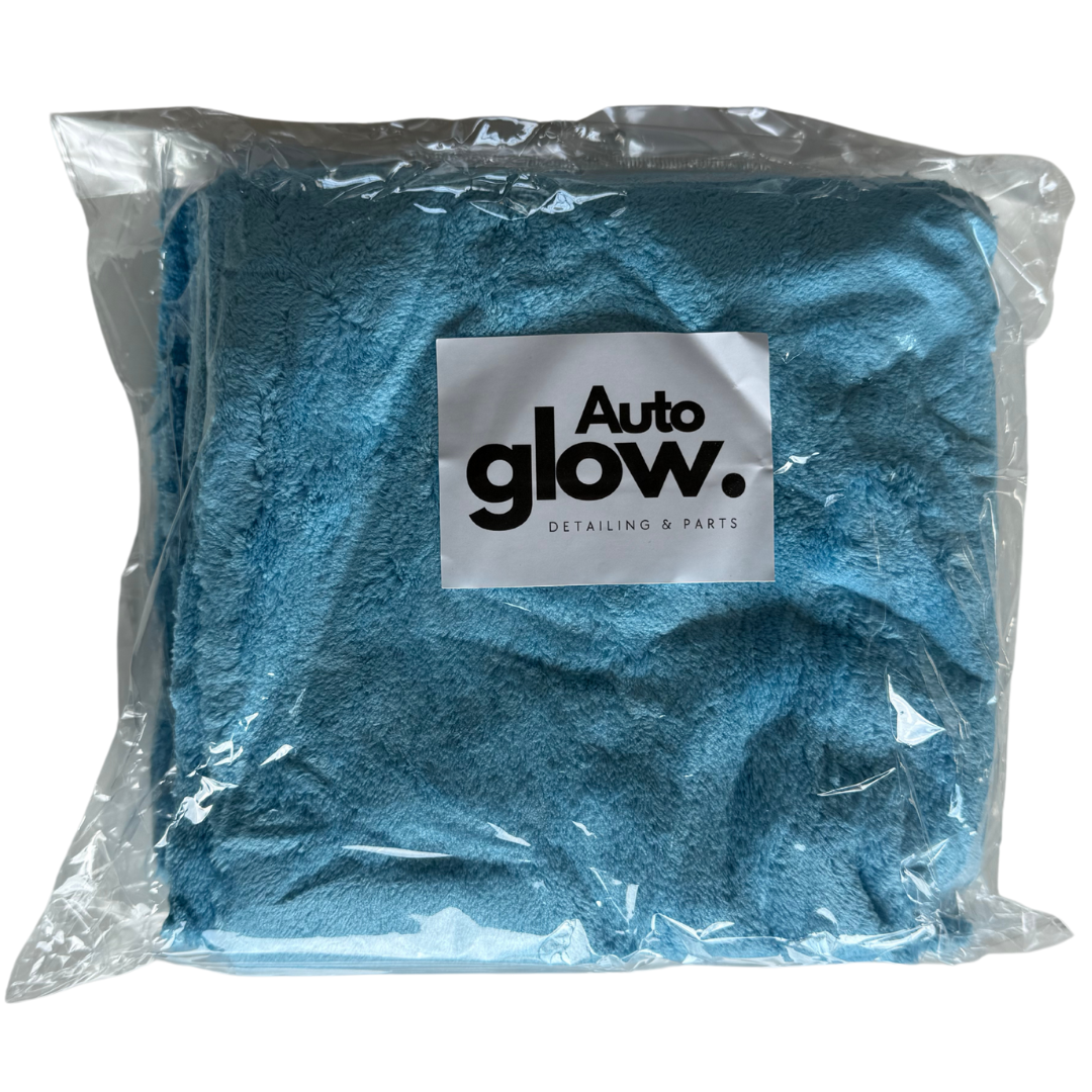 Super Blød Microfiberklud - AG Blue Laser Edge 500 GSM