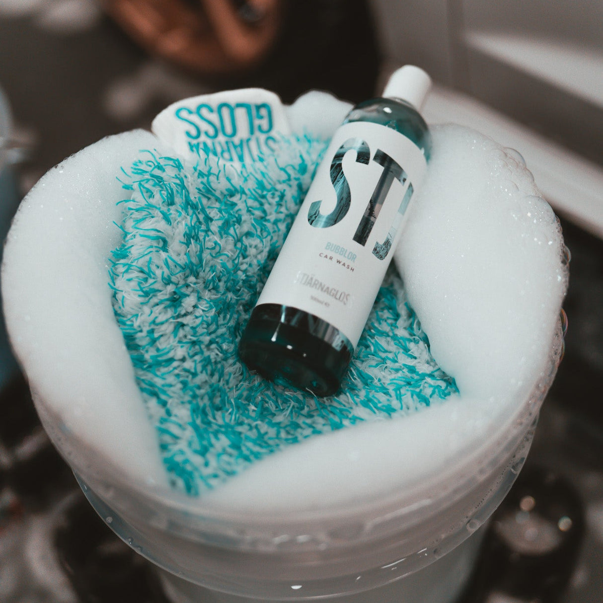 Skummende pH-Neutral Autoshampoo - Stjärnagloss Bubblor