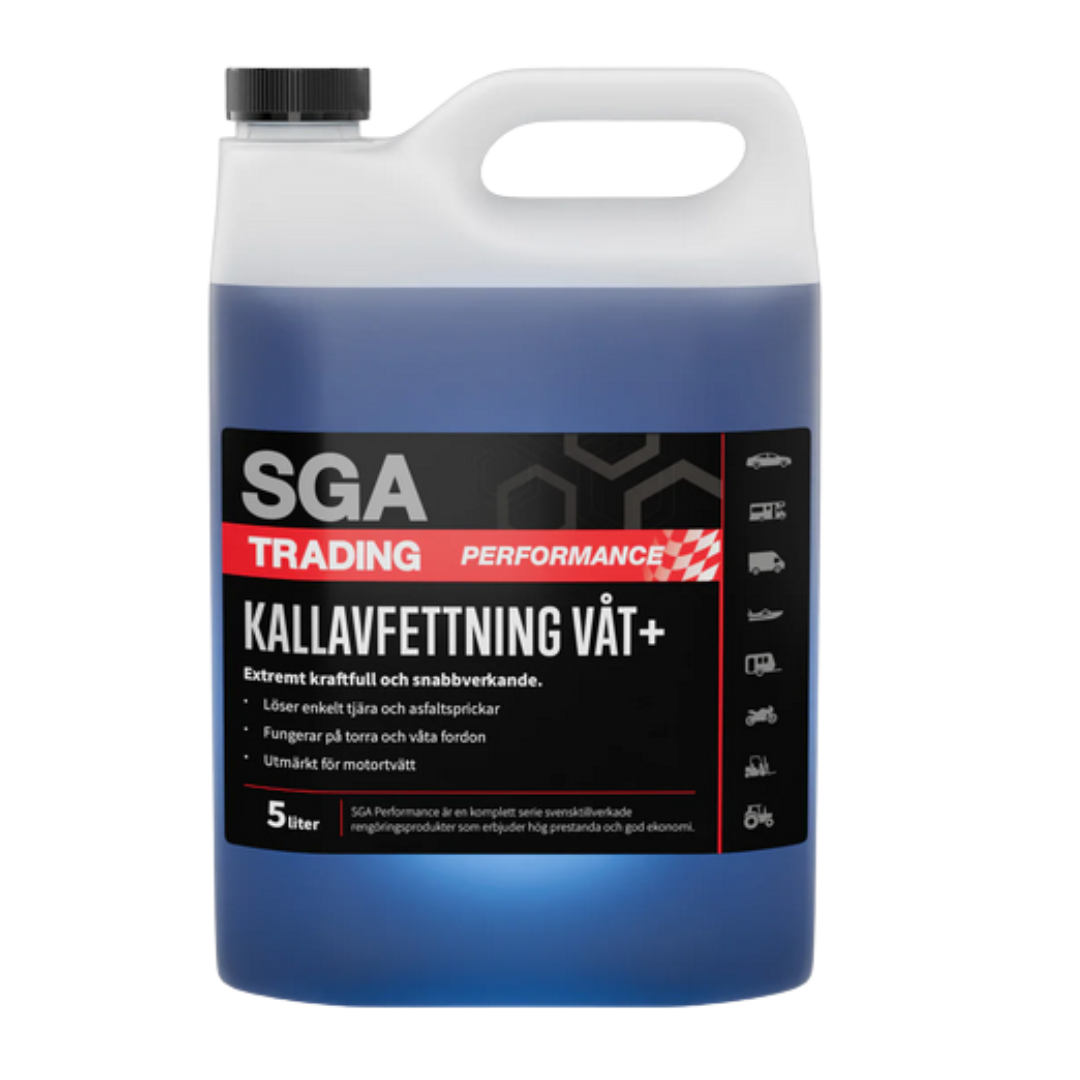 SGA Performance Våt+ - Effektiv tjærefjerner 5 Liter