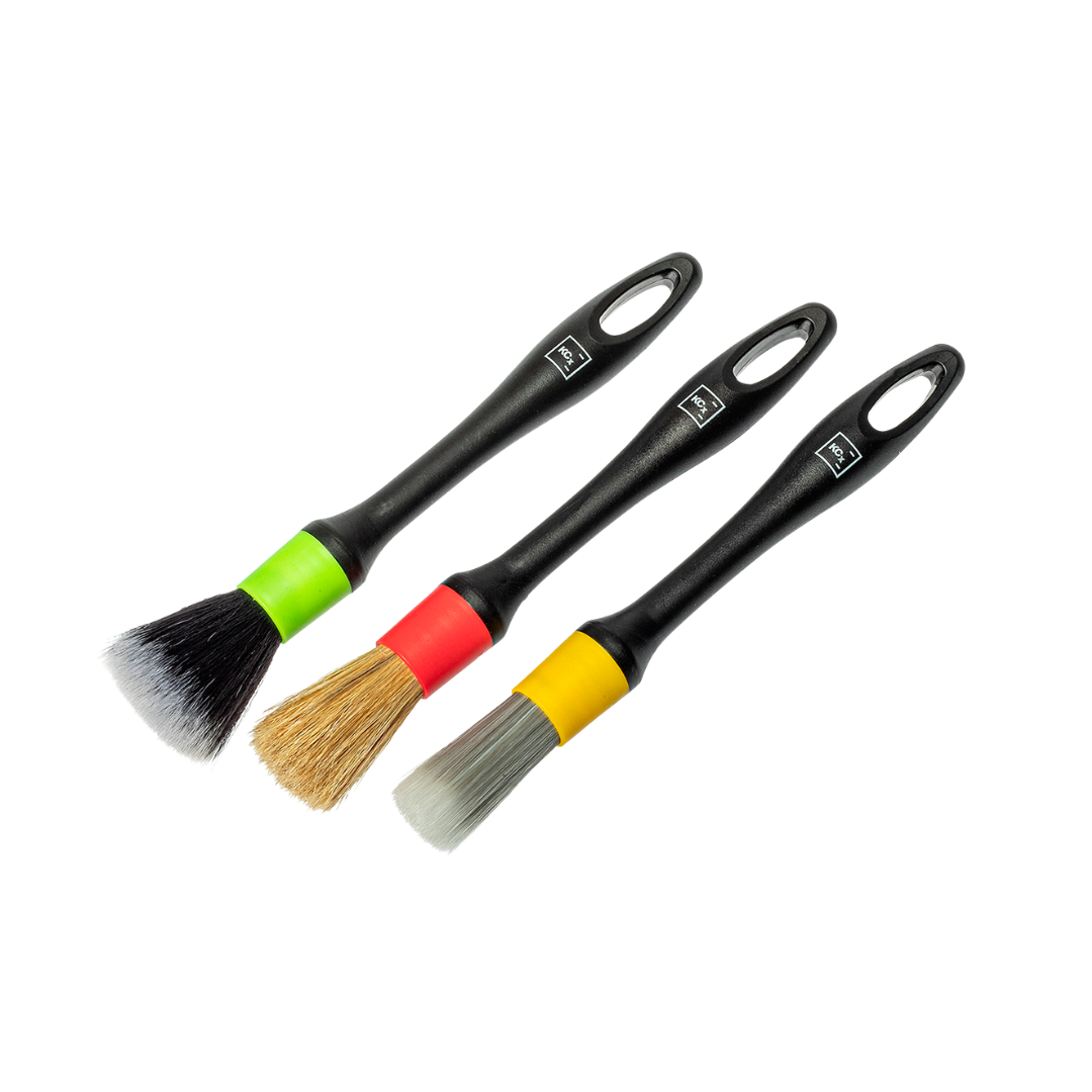Koch Chemie Interior Brush Set - 3 stk detailing pensler til interiør