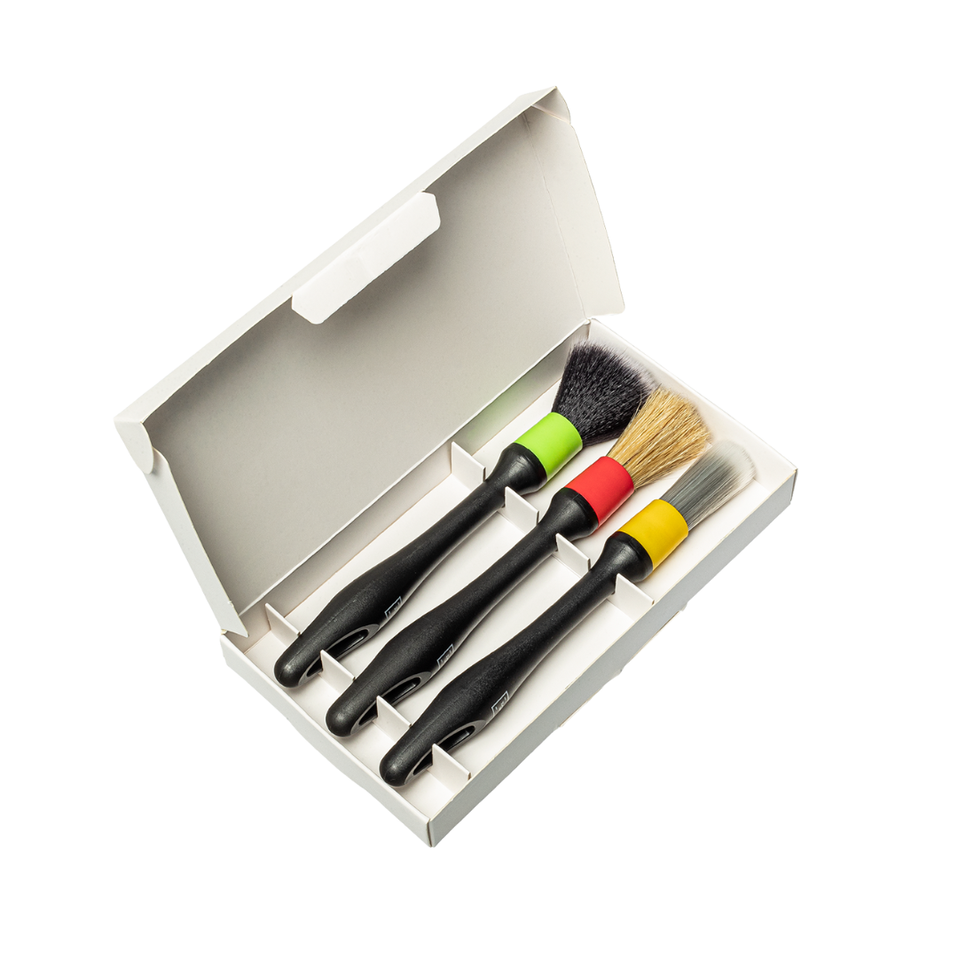 Koch Chemie Interior Brush Set - 3 stk detailing pensler til interiør