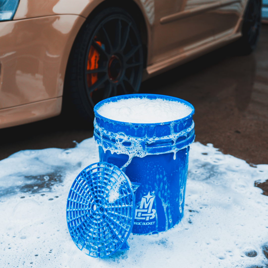 Magic Bucket blå - Vaskespand inkl. Grit Guard