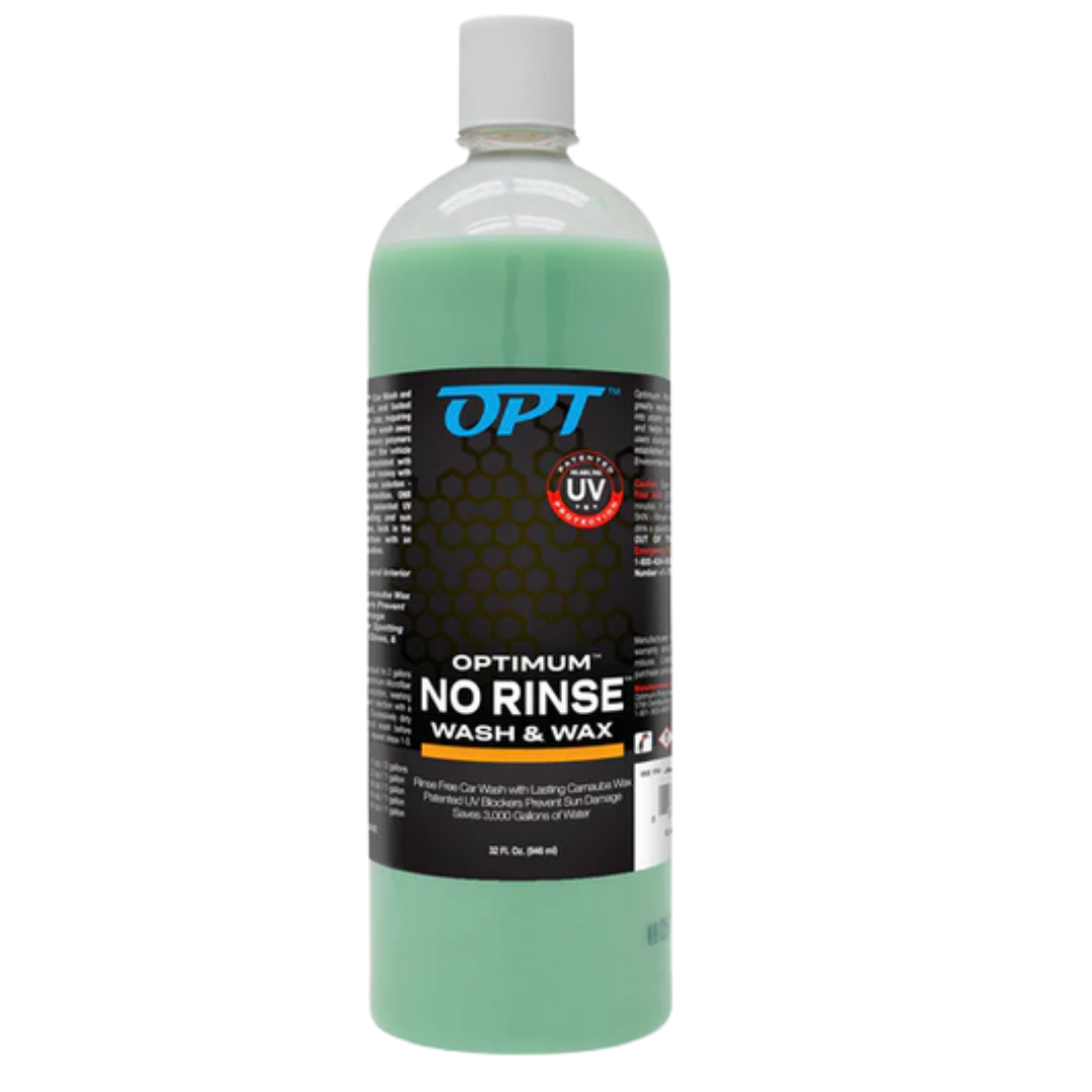 Optimum No Rinse Wash & Wax - Skyllefri Shampoo med voks
