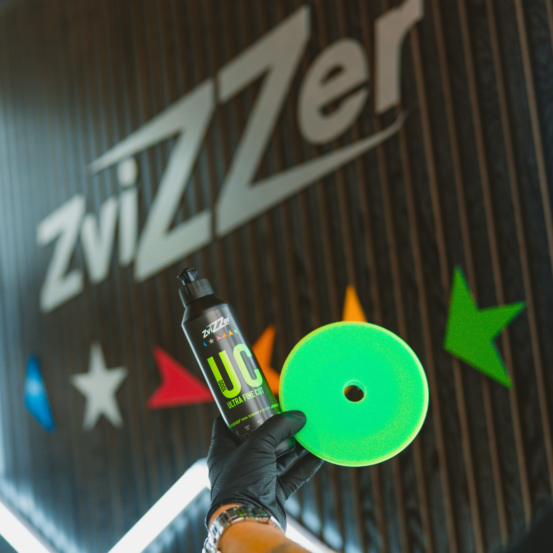 ZviZZer Thermo Trapez grøn - Ultra fin polerskive