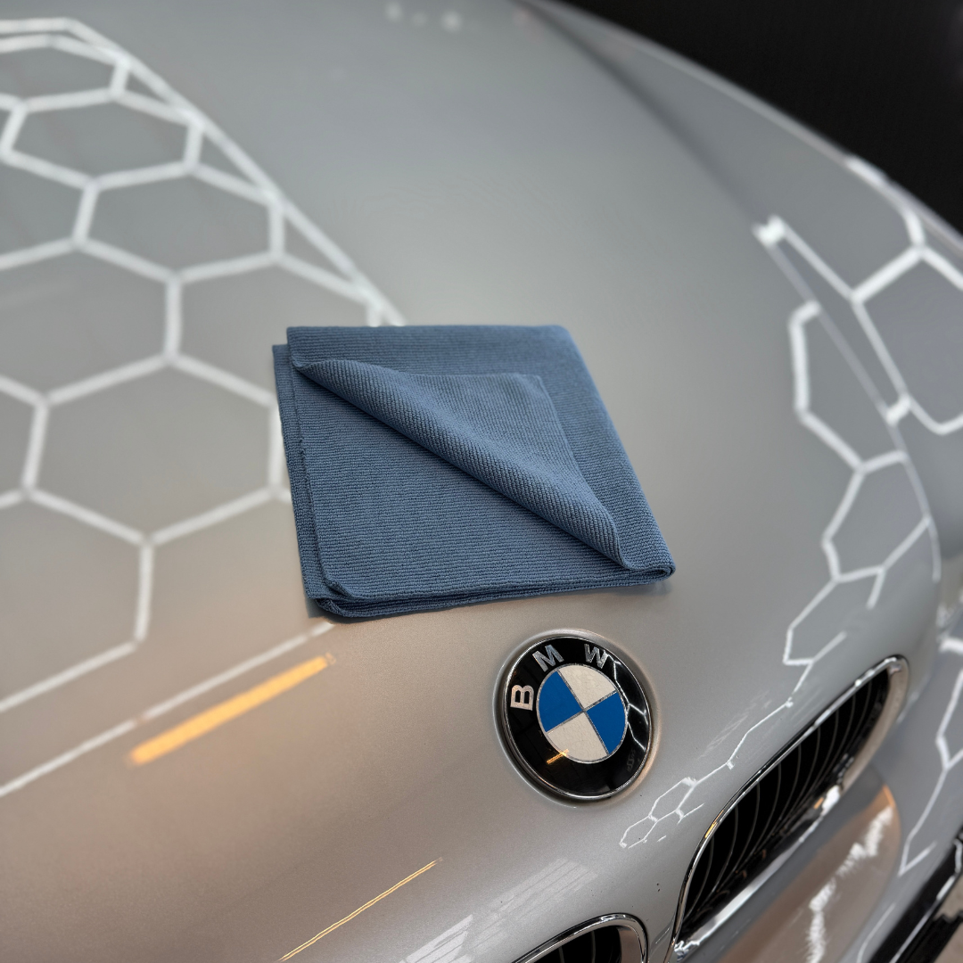 Microfiber klud - Autoglow Laser Edge 330 GSM 200 Stk