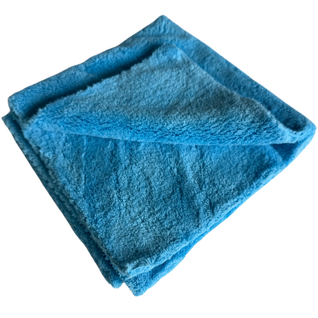 Super Blød Microfiberklud - AG Blue Laser Edge 500 GSM