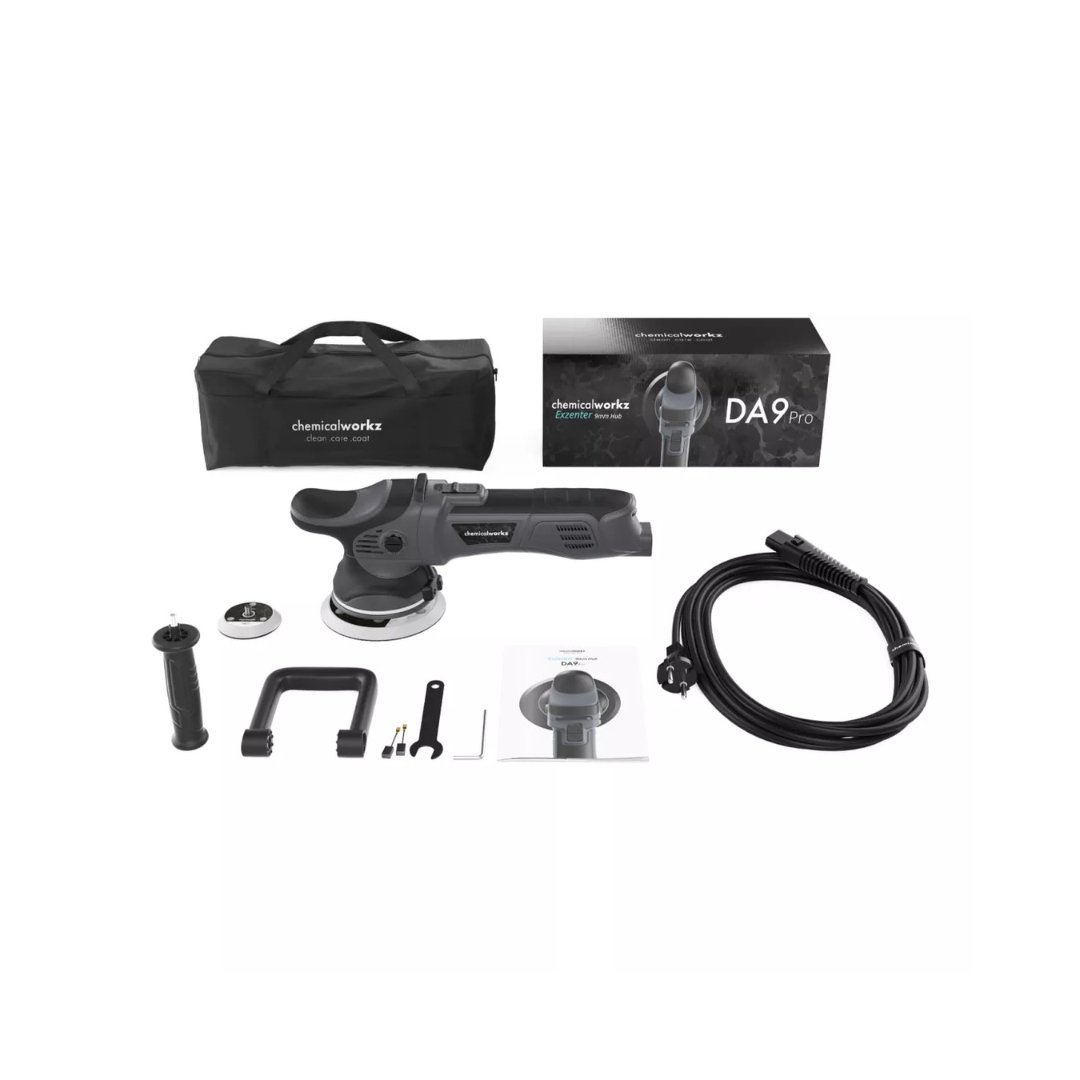 Dual Action Polermaskine 75 & 125mm (9mm Udsving) - ChemicalWorkz DA9 PRO