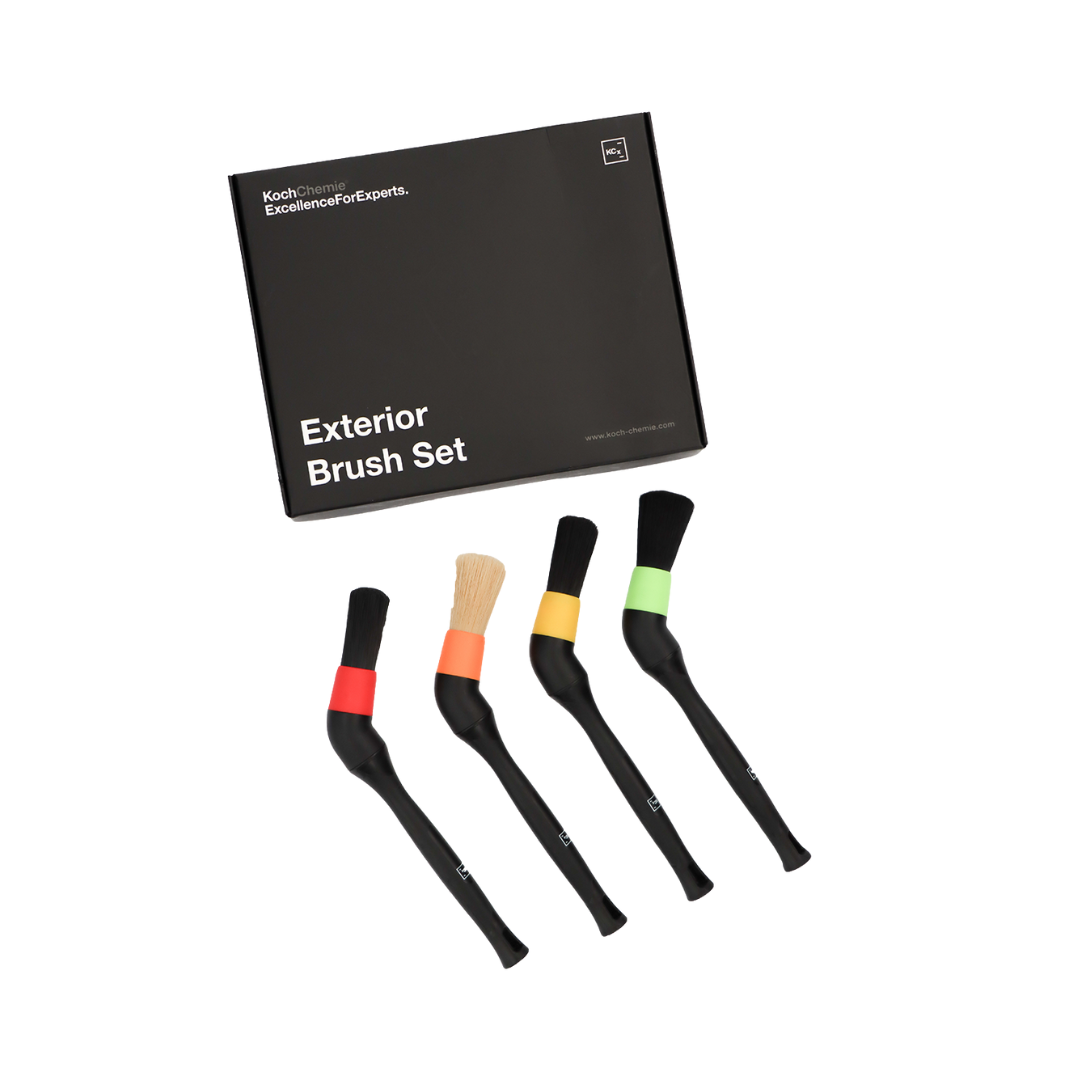 Koch Chemie Exterior Brush Set - 4 stk detailing pensler til eksteriør