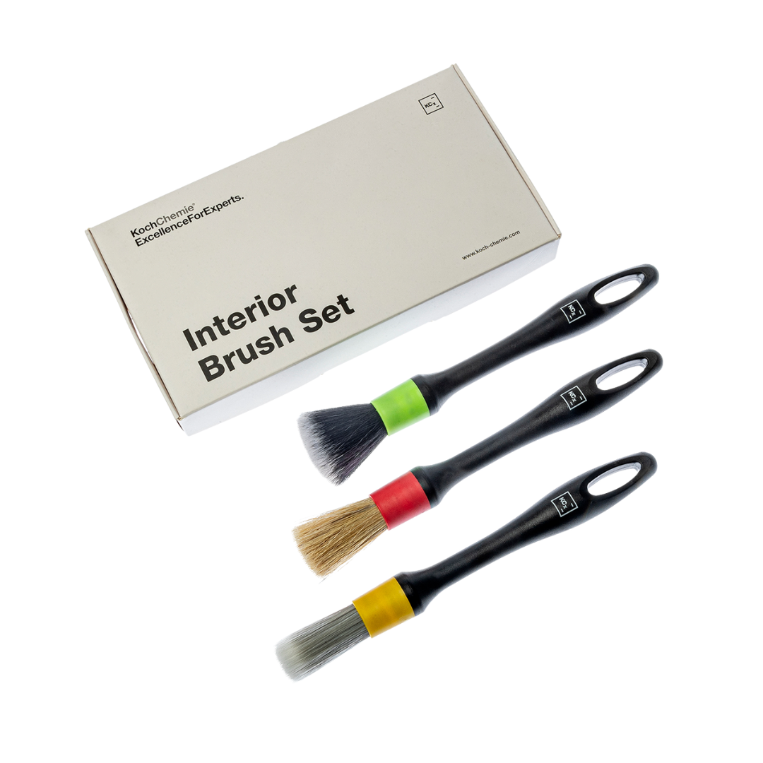 Koch Chemie Interior Brush Set - 3 stk detailing pensler til interiør