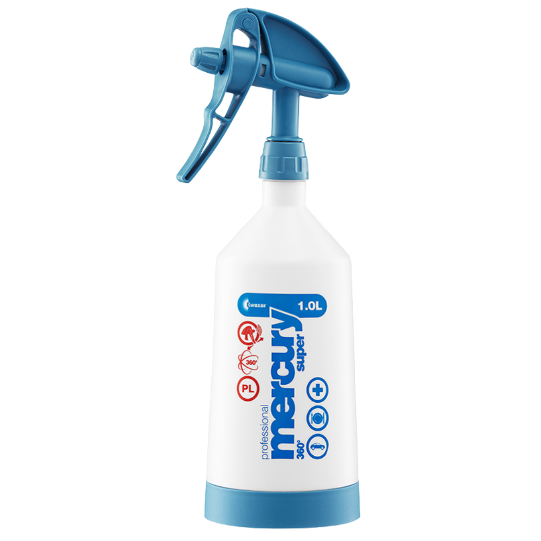 Kwazar Mercury Super 360 Pro+ - 1 liters Sprayflaske Blå