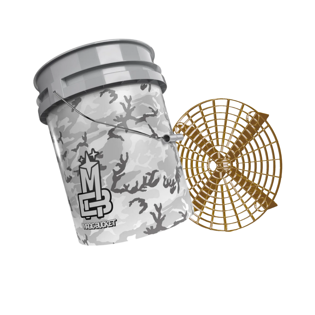 Magic Bucket Camo - Vaskespand inkl. Grit Guard