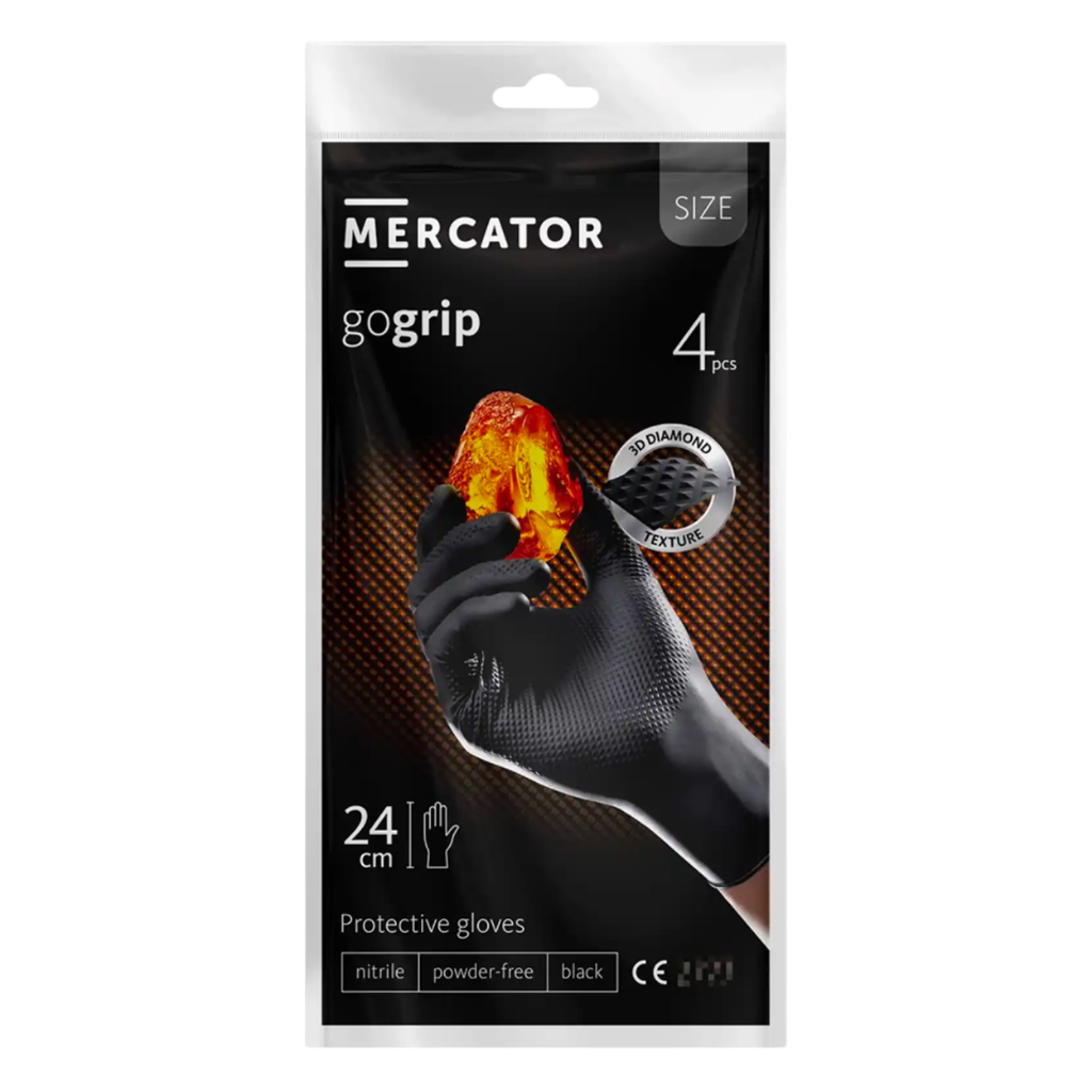 GoGrip Nitril Handsker 4 Stk - Nitril handsker til kemi