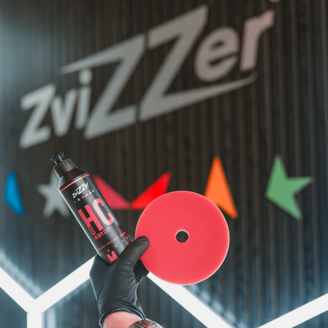 ZviZZer Thermo Trapez rød - Heavy cut polerskive