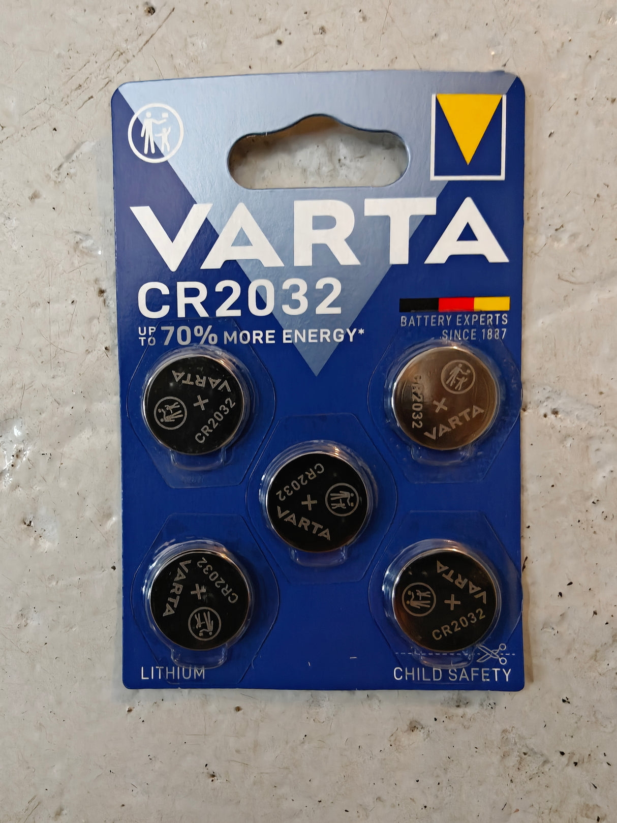 Knapcellebatteri CR2032